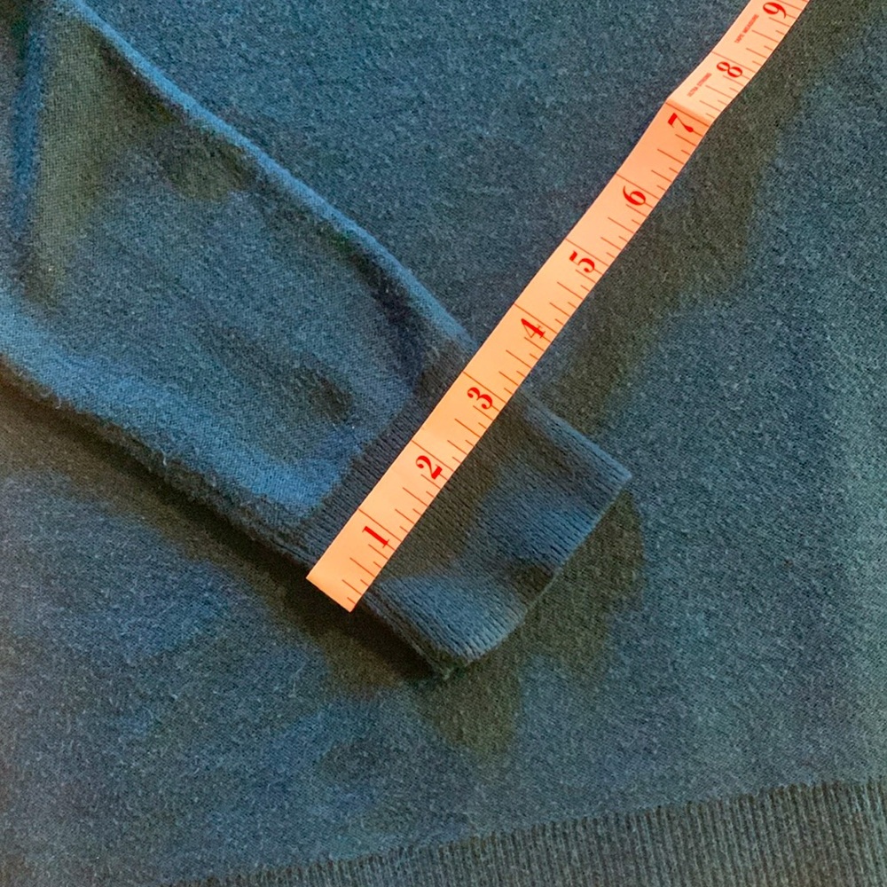 American Eagle Outfitters Solid Teal Long Sleeve Crewneck Pullover Sweater Small - Picture 5 of 5